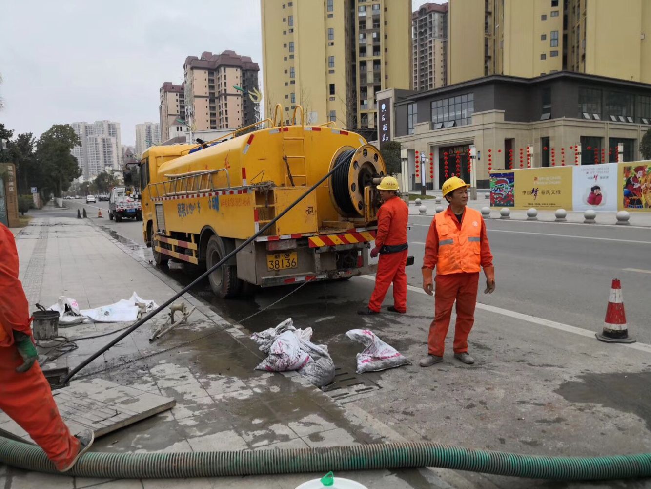 福泉排污管道清淤-管道清洗